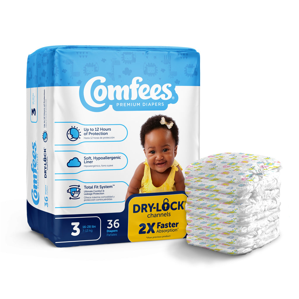 Comfees Baby Diapers - Size 3