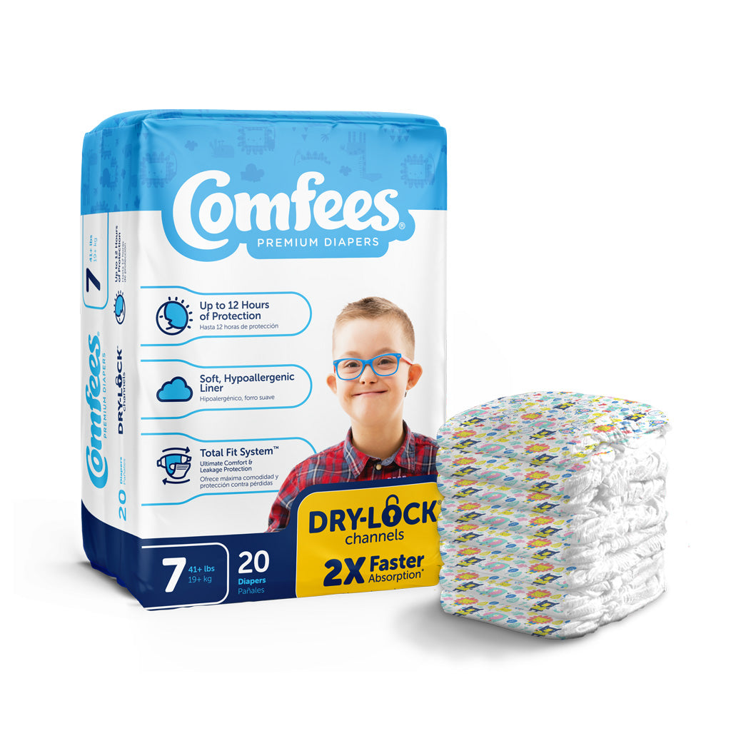 Comfees Baby Diapers - Size 7