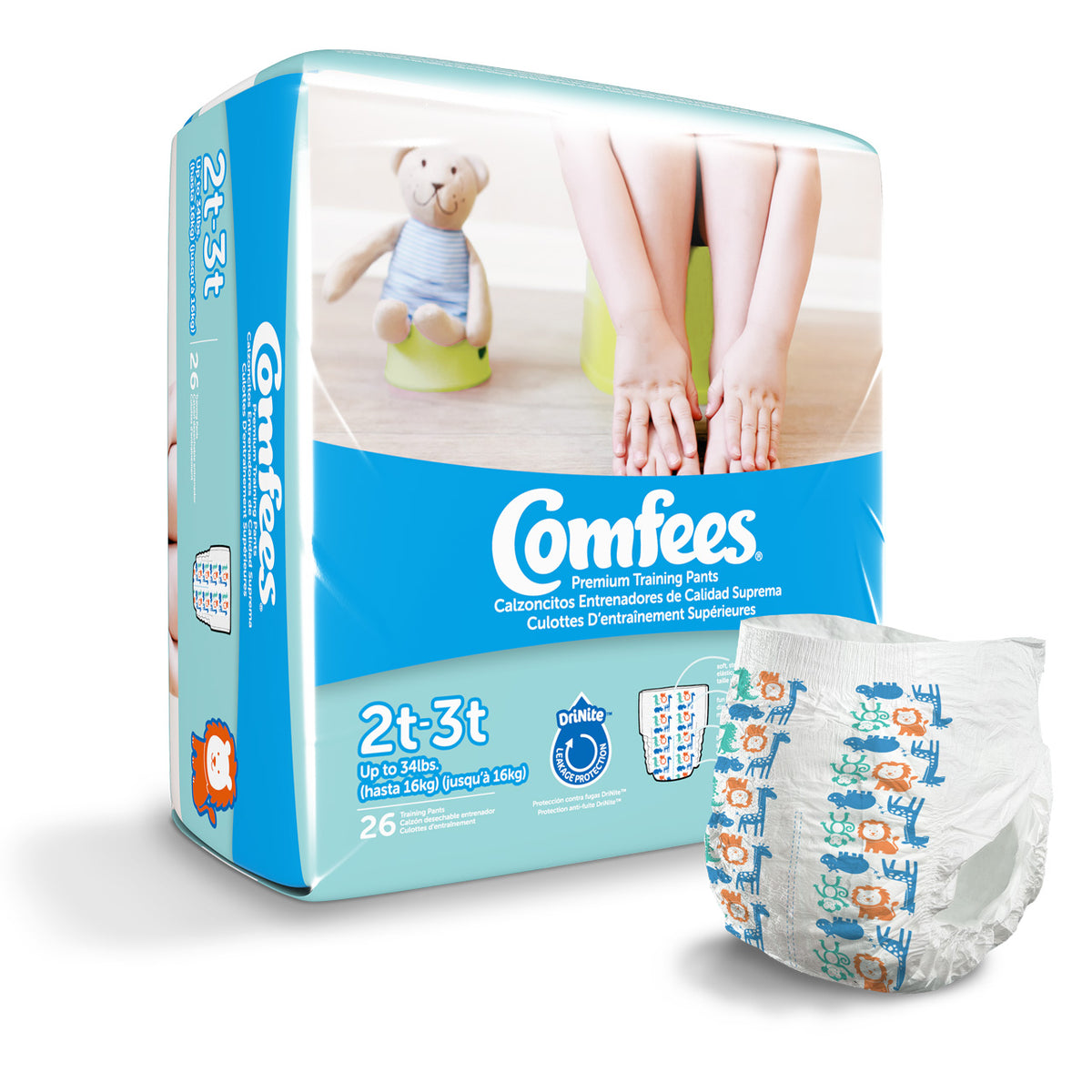 Comfees Boy Training Pants - Size 2T-3T