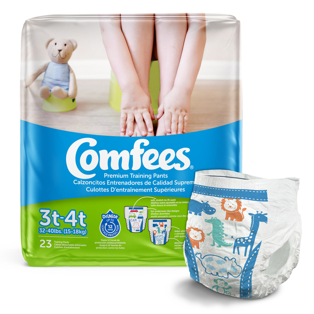 Comfees Boy Training Pants - Size 3T-4T
