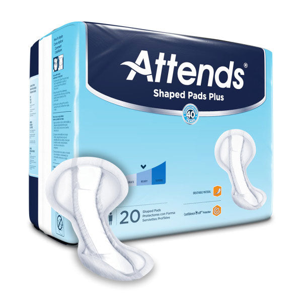 Attends Shaped Pads, Day Plus- Replaces Item 48SPDP