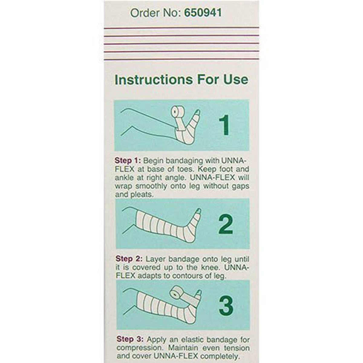 Unna-Flex® Unna Boot Stretch, 4 Inch x 10 Yard