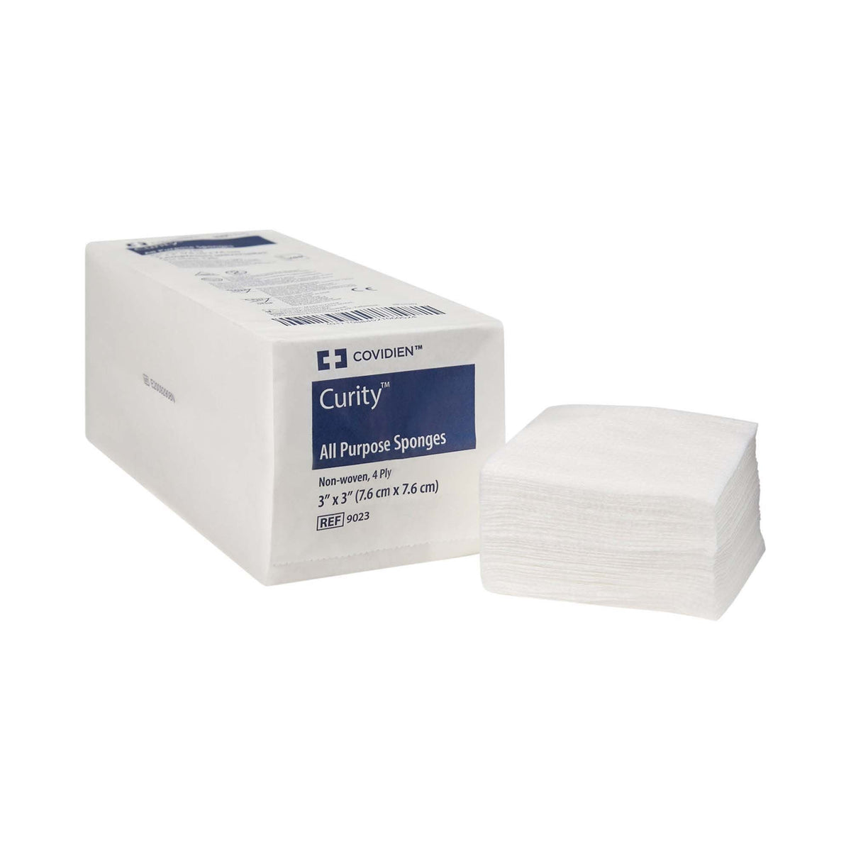 Curity™ Nonwoven Sponge, 3 x 3 Inch, 4-Ply, CS/4000