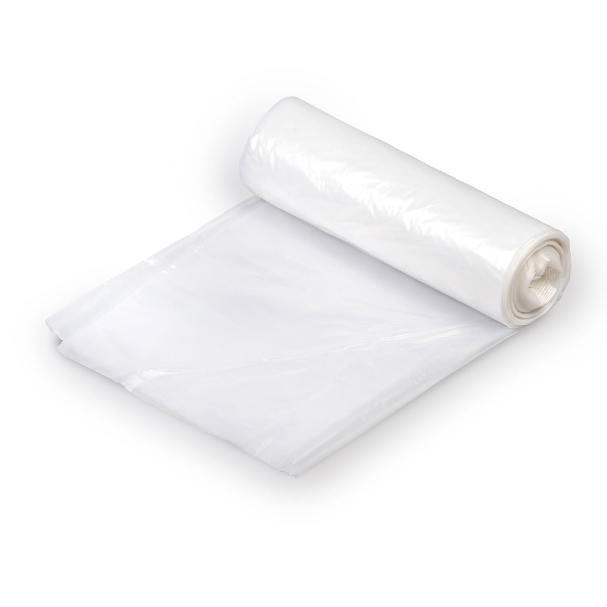 Colonial Bag Heavy Duty Trash Bag, Clear, 45-gallon Capacity, CS/10