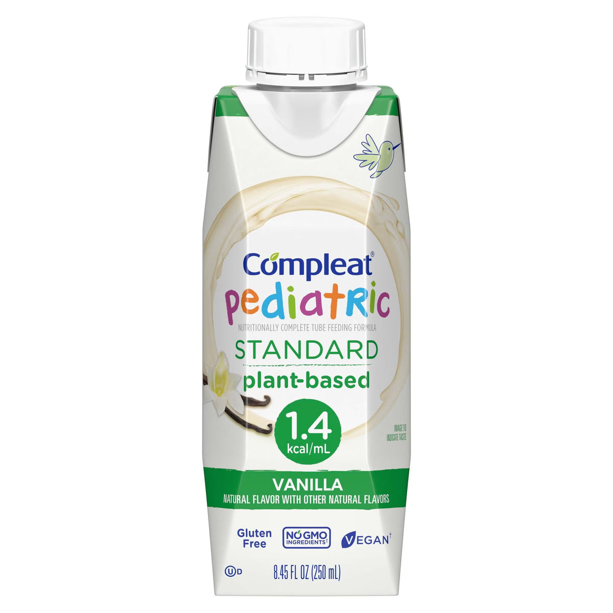 Compleat® Pediatric Standard Plant-Based 1.4 Cal Tube Feed Formula, Vanilla, EA/1