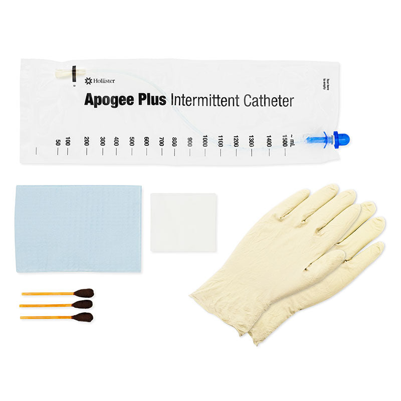 Apogee Plus Intermittent Catheter Kit 14 Fr 16"" 1500 mL