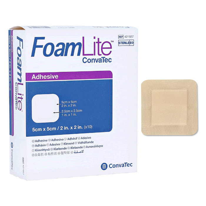 FoamLite Convatec Foam Dressing, Square, 2" x 2", EA/1