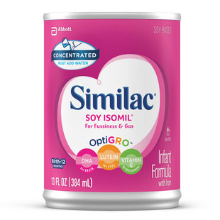 Similac Soy Isomil w/OptiGRO, 13 oz. Can, Retail