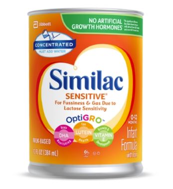Similac Sensitive Concentrated Liquid, 13 oz, Unflavored