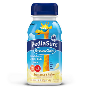 Pediasure Grow & Gain Banana Cream, 8 oz. Bottle, Retail, EA/1