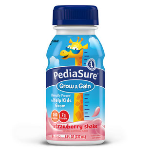 Pediasure Grow & Gain Strawberry Retail 8 oz. Bottle, EA/1