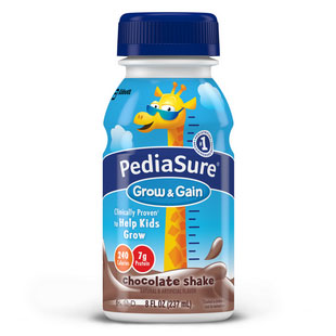 Pediasure Grow & Gain Chocolate Retail 8 oz. Bottle, EA/1