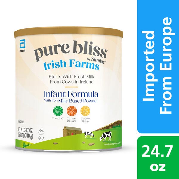 Pure Bliss by Similac Infant Formula with Iron, 24.7 oz, Retail