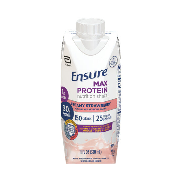 Ensure Max Protein, Creamy Strawberry, Ready-to-Drink, 11 oz, Retail, EA/1