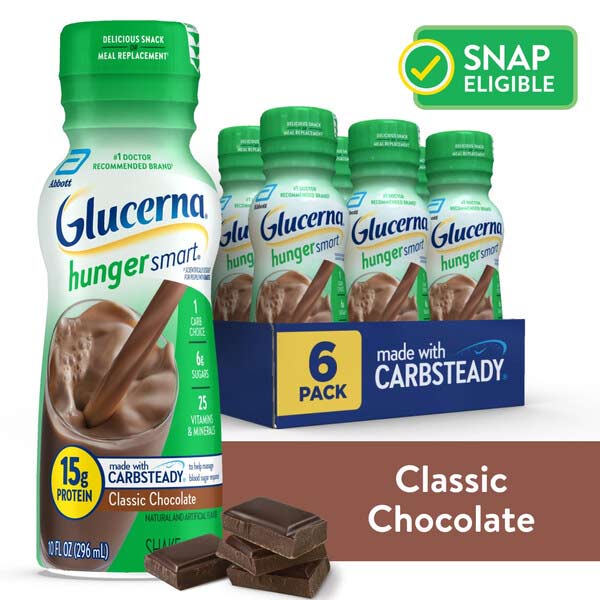 Glucerna Hunger Smart Chocolate Shake, 10 fl oz, Retail, EA/1