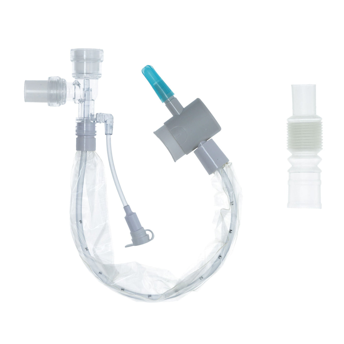 SUCTION SYSTEM, CLSD DBL SWIVLELBOW TRACH 12FR 4MM (20/CS, EA/1