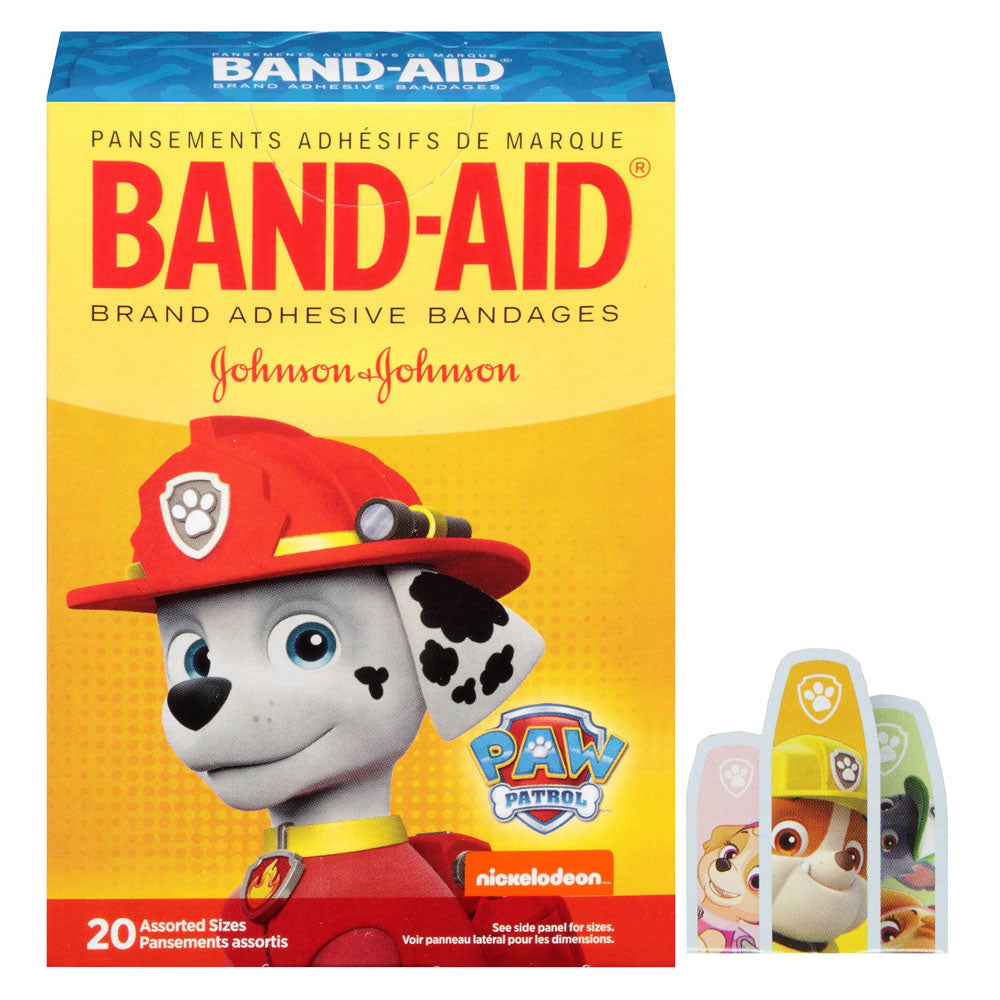 Band-Aid Decorative Paw Patrol Assorted 20 ct., BX/20