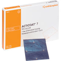 ACTICOAT Seven Day Antimicrobial Barrier Dressing 4" x 5"