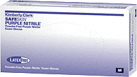 Safeskin Non-Sterile Powder-Free Purple Nitrile Exam Glove Small