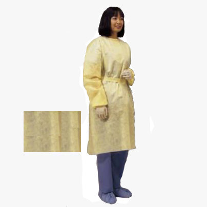 Non-Surgical Lightweight Isolation Gown Yellow Universal