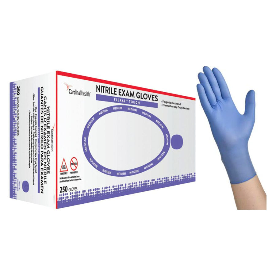 FLEXAL Touch Powder-Free Nitrile Exam Gloves, X-Large - 3.1 MIL