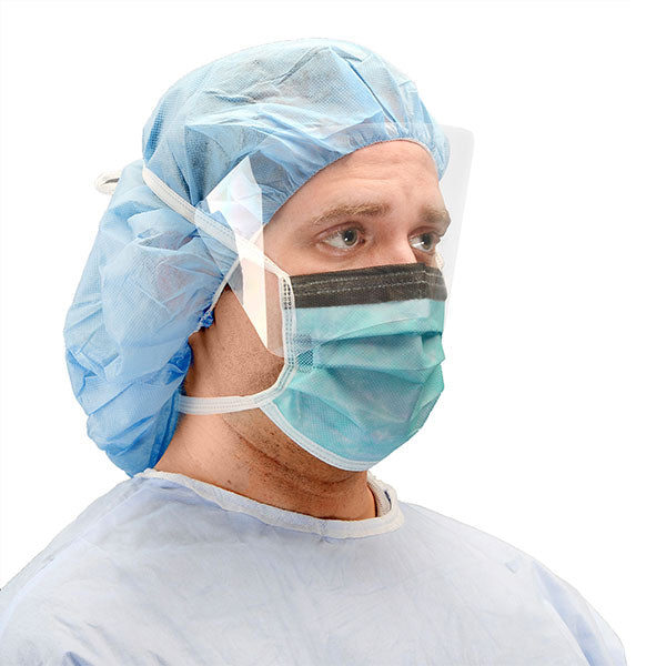 Surgical Face Mask, Fog-Free, with Eyeshield