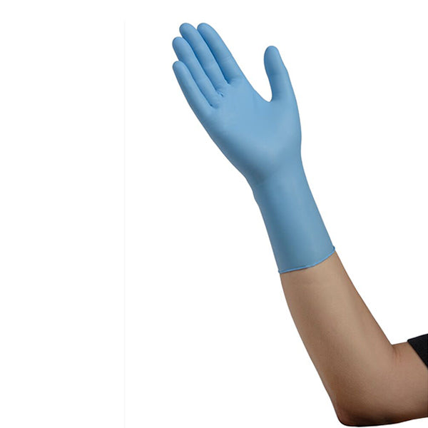 ESTEEM Extended Cuff Powder-Free, Nitrile Exam Gloves, 12", Non-Sterile, Large.