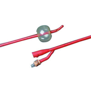 BARDEX Infection Control Tiemann 2-Way Specialty Foley Catheter 20 Fr 30 cc