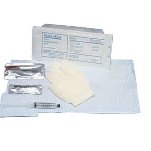 BARDIA Foley Insertion Tray with 10 cc Syringe and PVI Swabs, EA/1