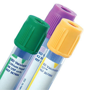 BD Vacutainer Tube, Gold BD Hemogard Closure, 13 x 100mm x 5.0mL