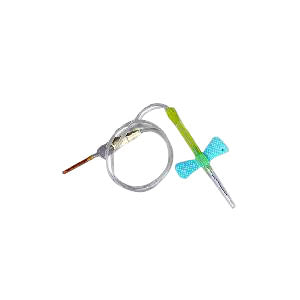 Vacutainer Safety-Lok Blood Collection Wingset, 23 G x 3/4", 12" Tubing, Green