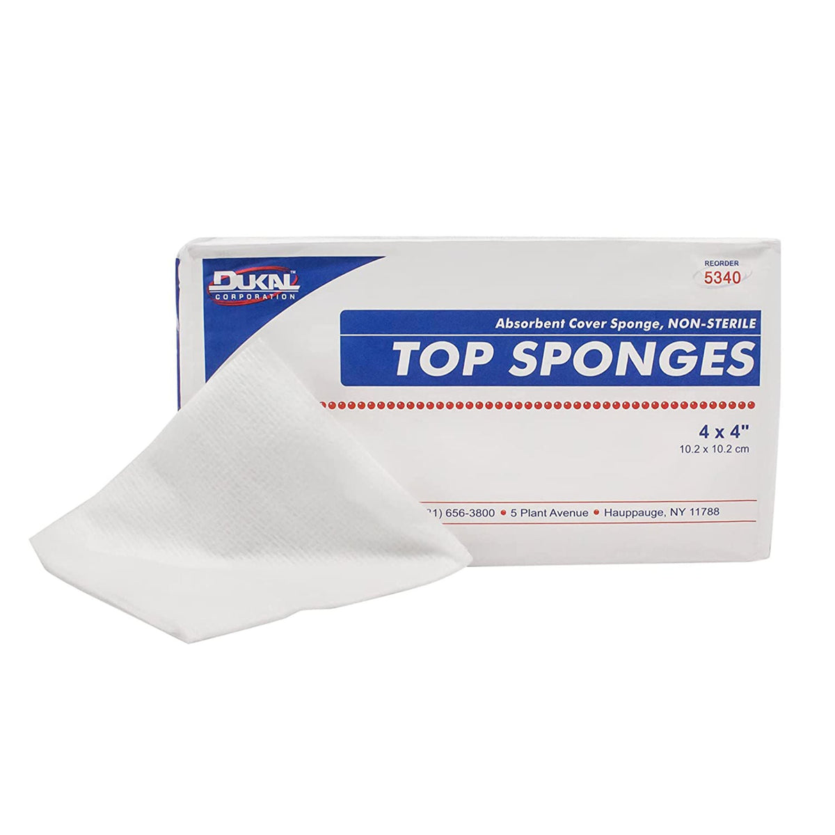 Dukal™ Nonwoven Sponge, 4 x 4 Inch, PK/100