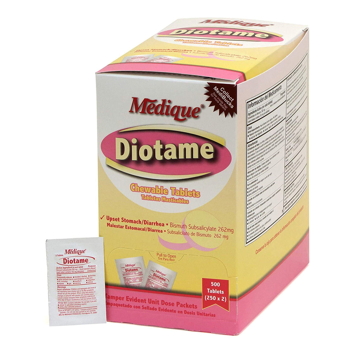 Diotame® Bismuth Subsalicylate Anti-Diarrheal, BX/500