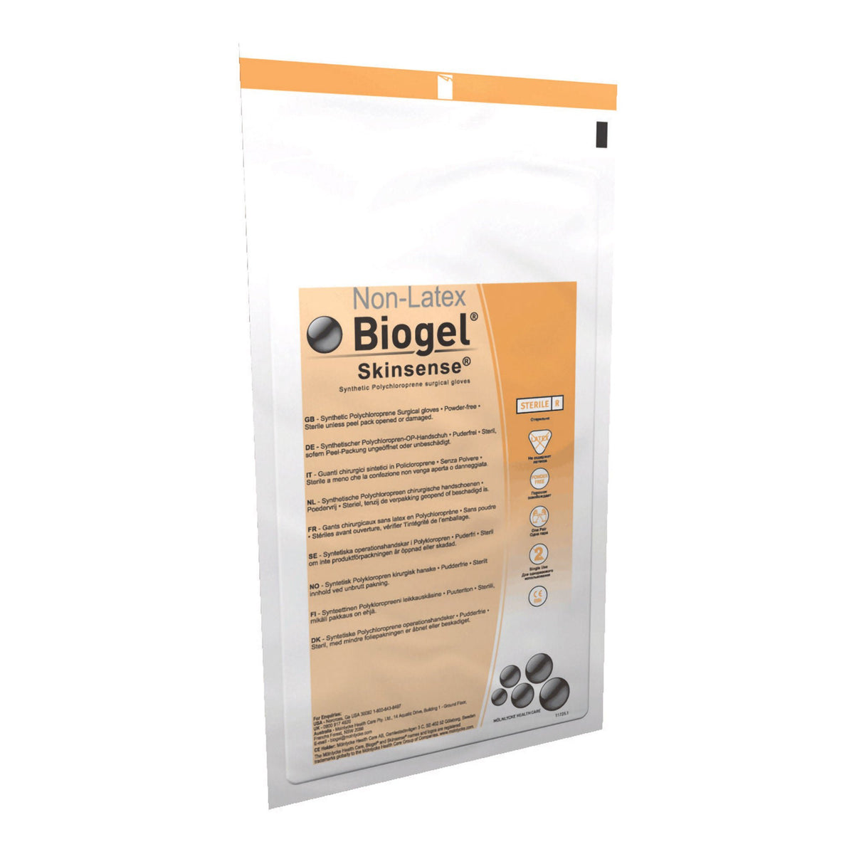 Biogel® Skinsense™ Polyisoprene Surgical Glove, Size 7, Straw Color, CS/200