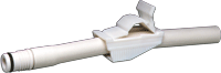 Straight-Thru Adaptor with Thumb Clamp