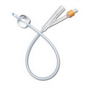 SelectSilicone 100% Silicone Foley Catheter, 2-Way, 18 Fr, 30cc