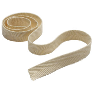Unbleached Twill Tape, 100% Cotton, 1/2" x 72 yds.