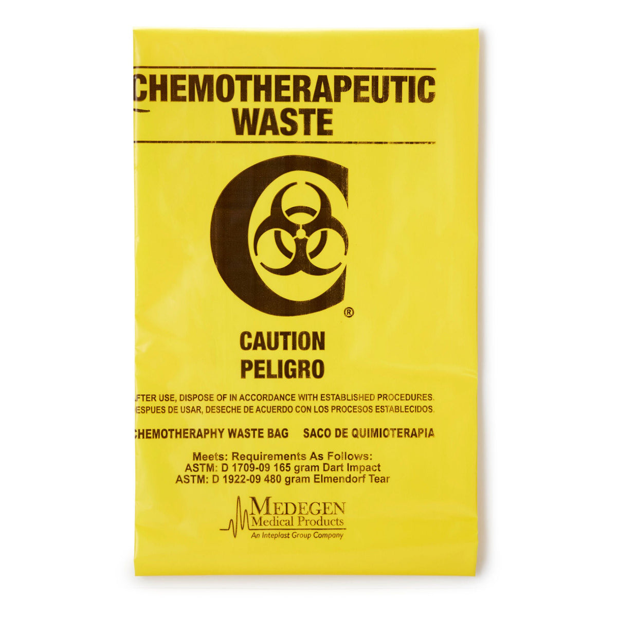 McKesson Chemotherapy Waste Bag, 30 – 33 Gallon Capacity, 31 x 41 Inch, CS/100