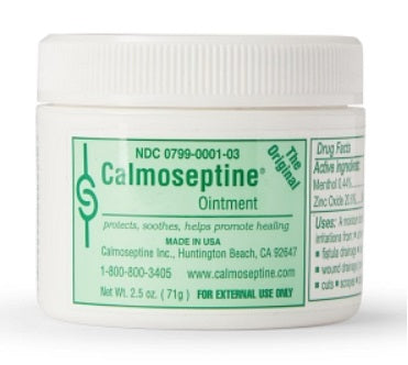 Calmoseptine Moisture Barrier Ointment, 2.5 oz Jar