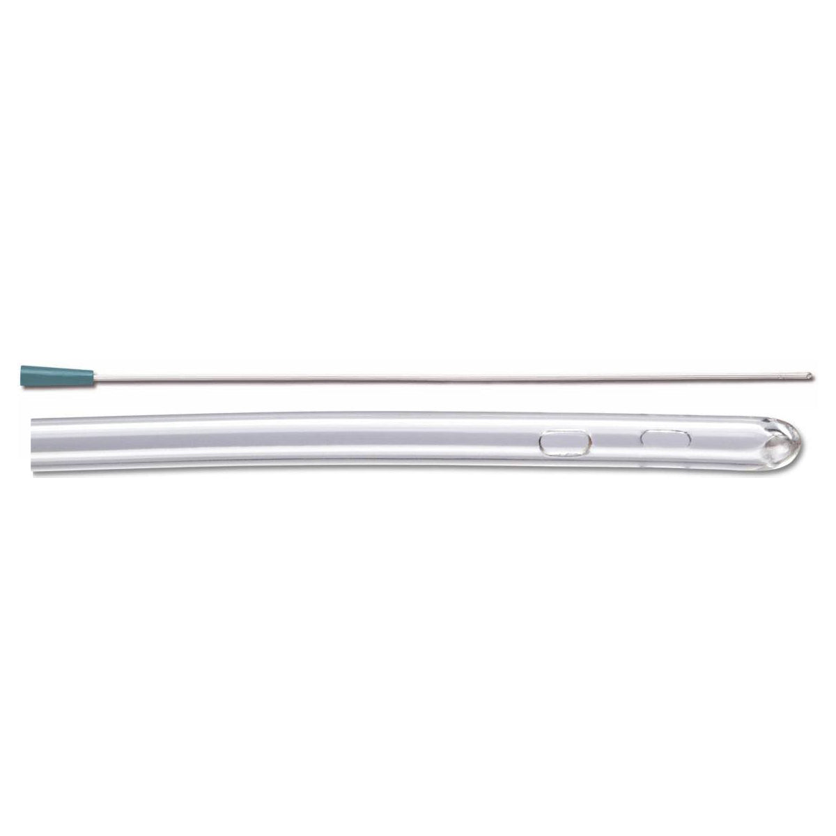Medline Clear Vinyl Intermittent Catheter, 10 Fr, 16"