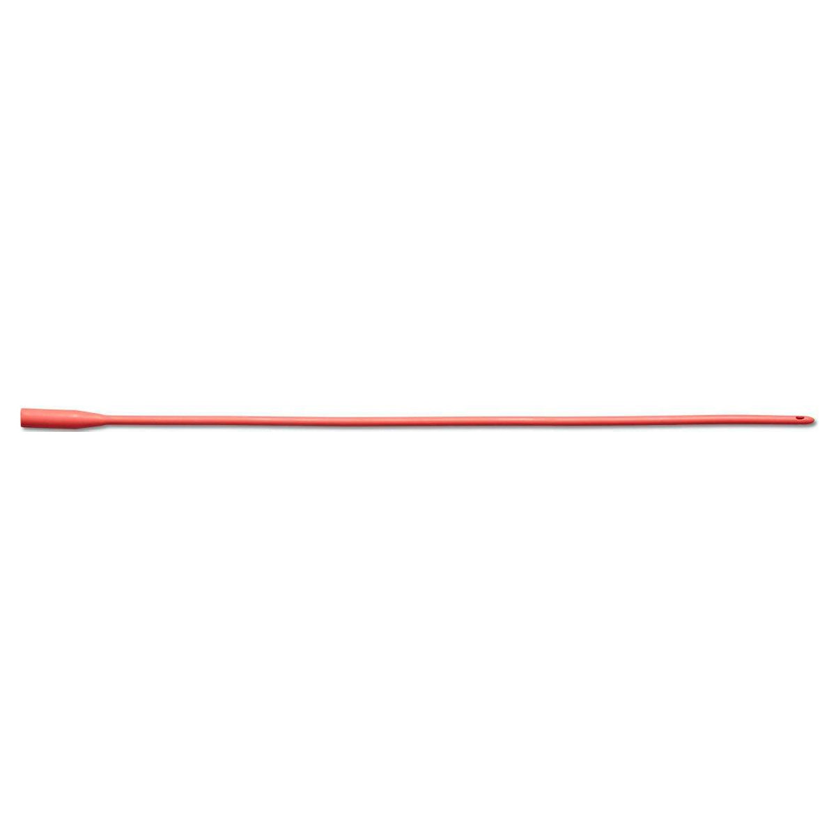 Medline Red Rubber Latex All-Purpose Intermittent Catheter, 22 Fr, 16"