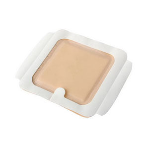 Optifoam Adhesive Foam Dressing, 6" x 6", 4-1/2" x 4-1/2" Pad