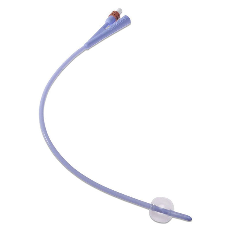 Dover Coude 2-Way Silicone Foley Catheter, 24 Fr, 5 cc, 16"