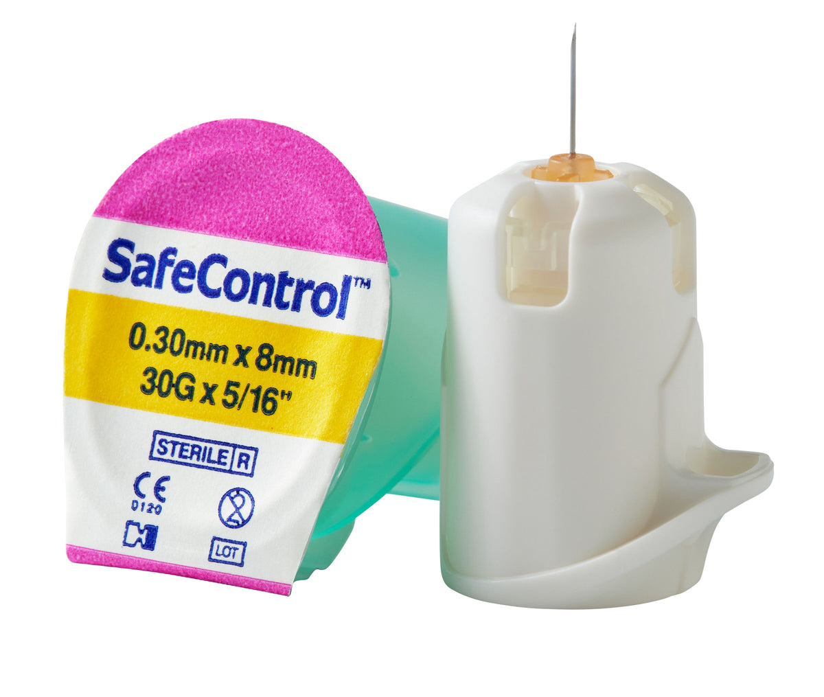 Cardinal Health Monoject Safety Pen Needle, 30G (0.31 mm) x 8 mm