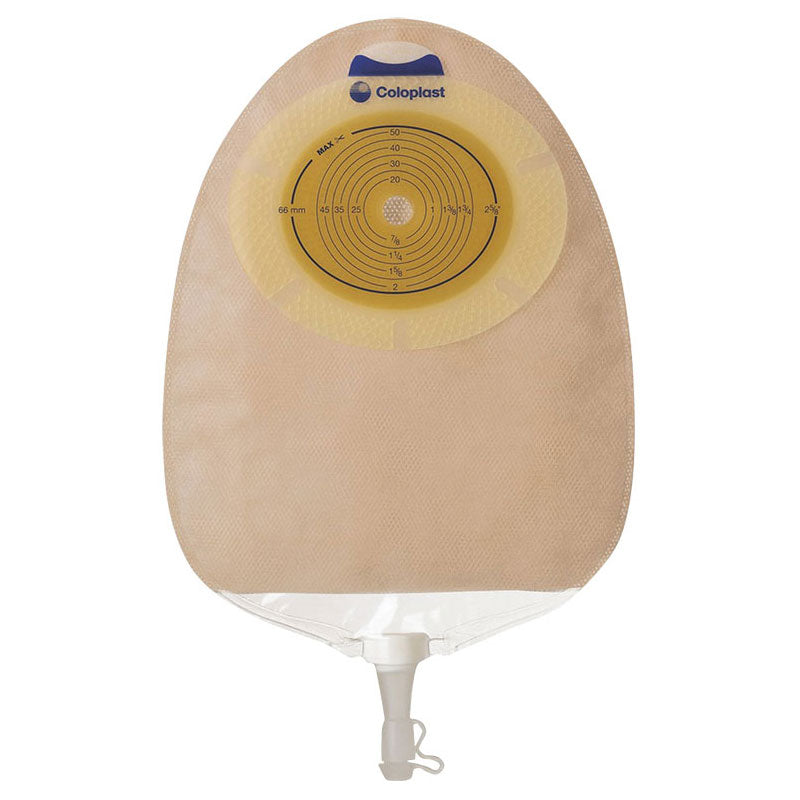 SenSura Xpro Convex Light Extended Wear Urostomy Pouch Pre-Cut 1" Opaque