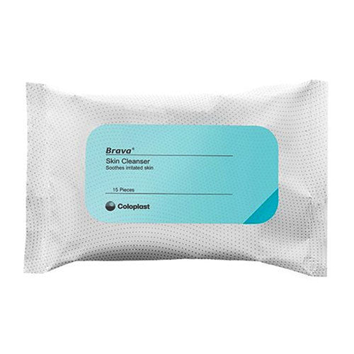 BRAVA Skin Cleanser Wipes, PK/15
