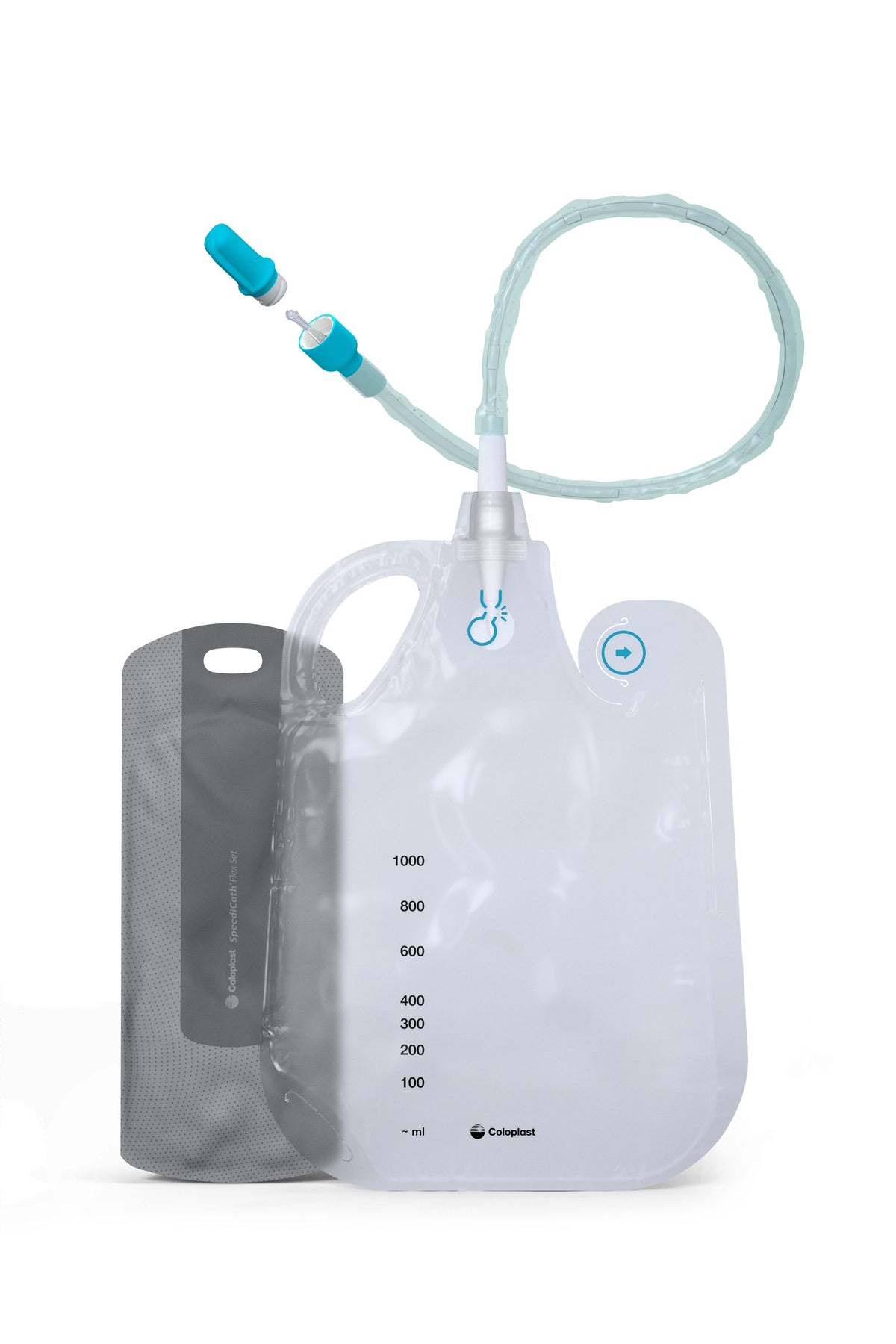 SpeediCath Flex Set Catheter and Bag, 14 FR, 13", EA/1
