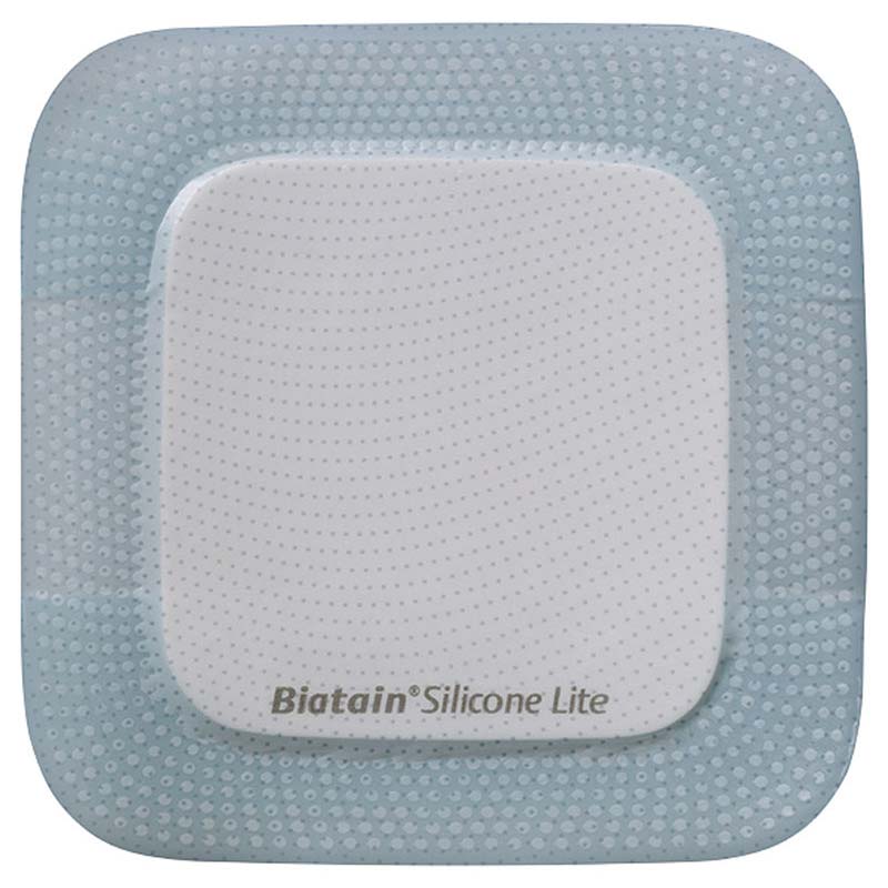 Biatain Silicone Lite Foam Dressing 5" x 5", Pad Size 2.87" x 2.87"