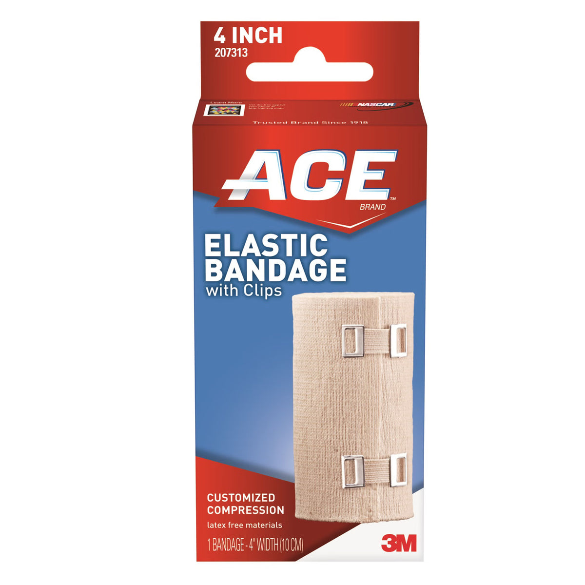 3M™ Ace™ Clip Detached Closure Elastic Bandage, 4 Inch Width, EA/1
