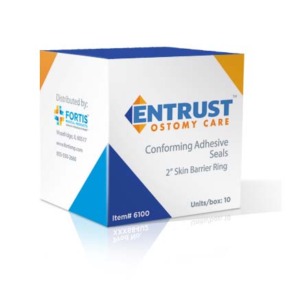 Entrust Ostomy Skin Barrier Ring 2" Extended Wear, Standard Thickness